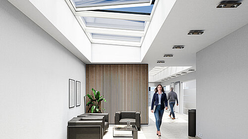 LAMILUX Modular Glass Skylight MS78 - kanceláře